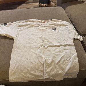 Men's White Graphic T-Shirt